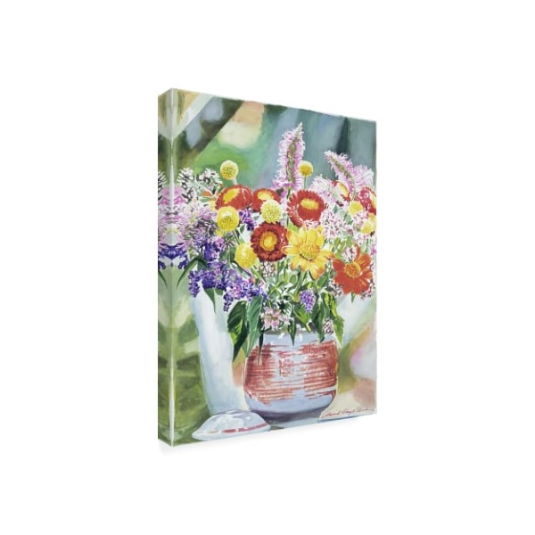 David Lloyd Glover 'Cookie Jar Flowers' Canvas Art,35x47